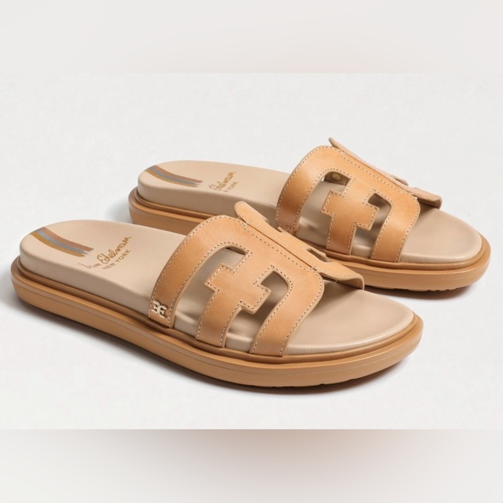 Sam Edelman Tan Slide Sandals